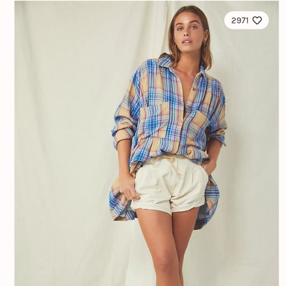 NWT Free people Voyage shirt dress